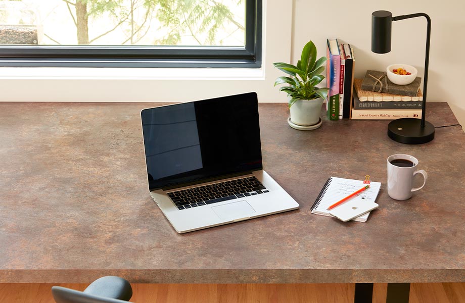 Surface de travail Bronze Patiné